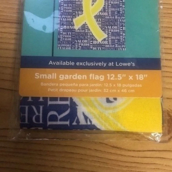 Art flag‎ we support our troops size 12/5 by18 - Picture 4 of 8